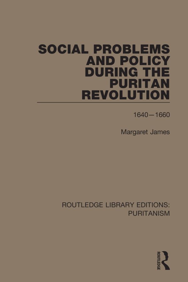 Social Problems and Policy During the Puritan Revolution | 1:a upplagan