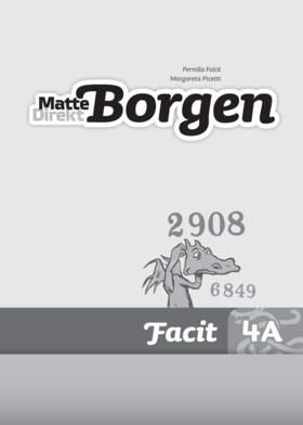 Matte Direkt Borgen Facit 4A (5-pack) | 0:e upplagan