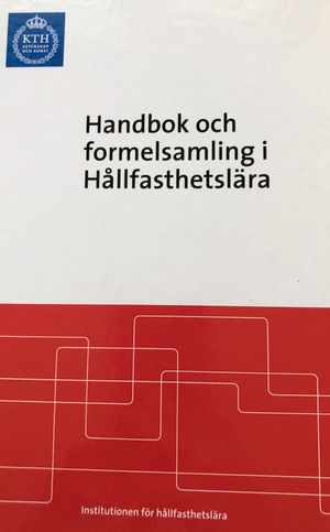 Handbok och formelsamling i hållfasthetslära