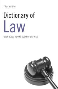 Dictionary of Law | 5:e upplagan