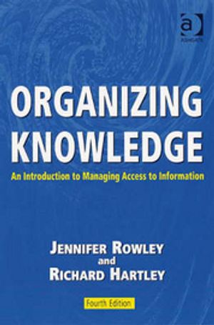 Organizing Knowledge | 4:e upplagan