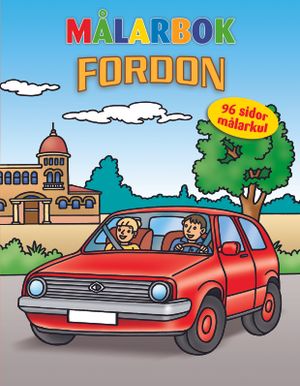 Målarbok fordon | 1:a upplagan