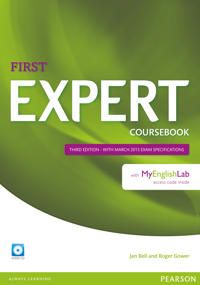 Expert First 3rd Edition Coursebook with Audio CD and MyEnglishLab Pack | 3:e upplagan