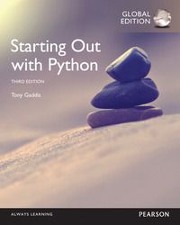 Starting Out with Python, Global Edition | 0:e upplagan