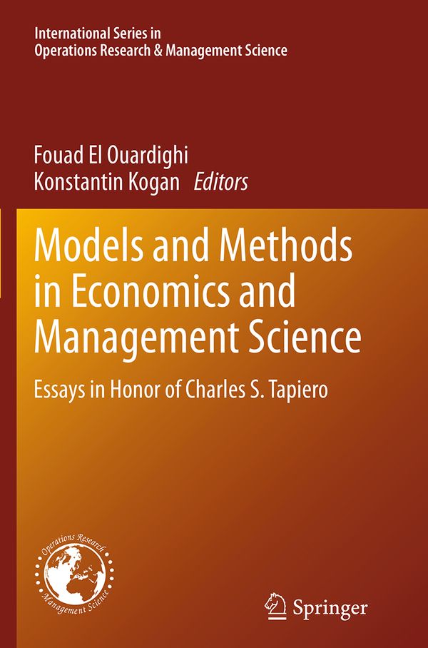 Models and Methods in Economics and Management Science | 1:a upplagan