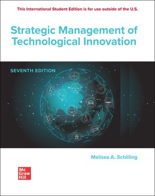 Strategic Management of Technological Innovation ISE | 7:e upplagan