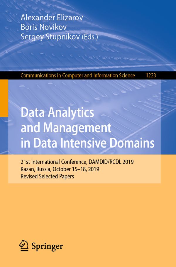 Data Analytics and Management in Data Intensive Domains | 1:a upplagan