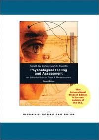 Psychological Testing and Assessment | 7:e upplagan