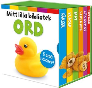 Mitt lilla bibliotek: ord 6 små böcker | 1:a upplagan