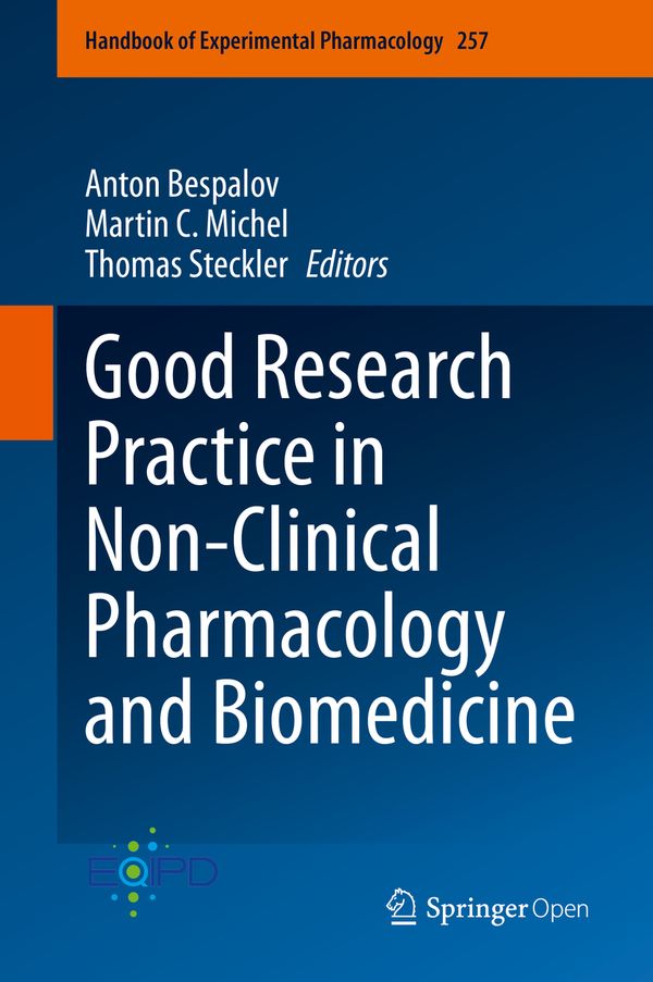 Good Research Practice in Non-Clinical Pharmacology and Biomedicine | 1:a upplagan