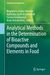 Analytical Methods in the Determination of Bioactive Compounds and Elements in Food