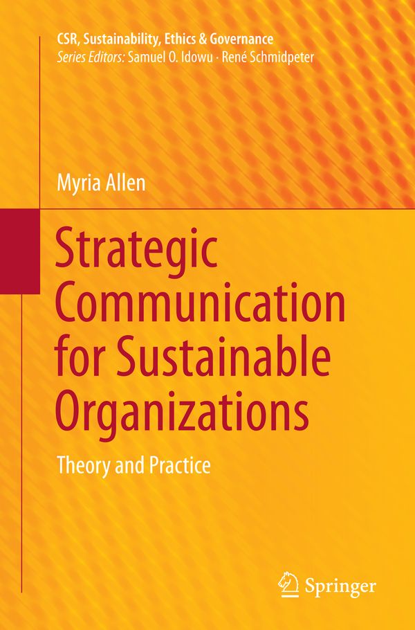 Strategic Communication for Sustainable Organizations | 1:a upplagan