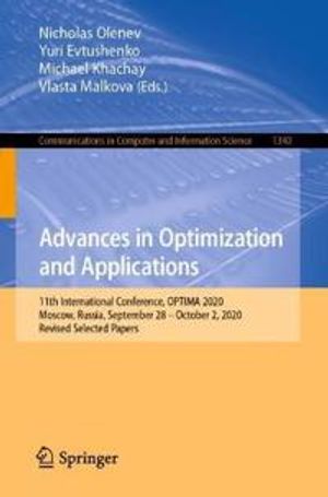 Advances in Optimization and Applications | 1:a upplagan