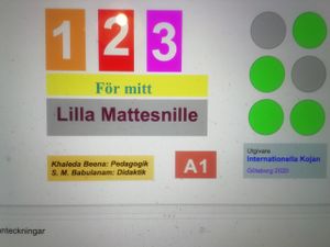 123 för mitt Lilla Mattesnille