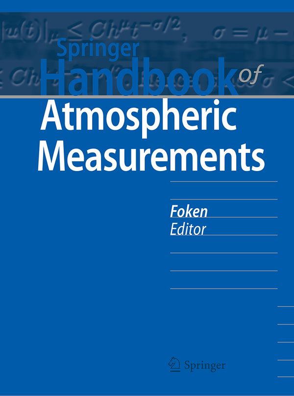 Springer Handbook of Atmospheric Measurements | 1:a upplagan