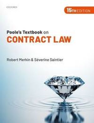 Poole's Textbook on Contract Law | 15:e upplagan