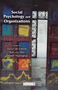Social Psychology and Organizations | 0:e upplagan