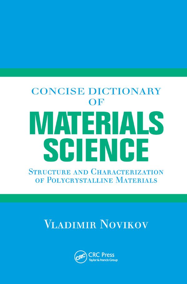 Concise Dictionary of Materials Science | 1:a upplagan