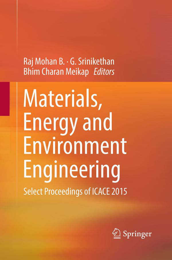 Materials, Energy and Environment Engineering | 1:a upplagan