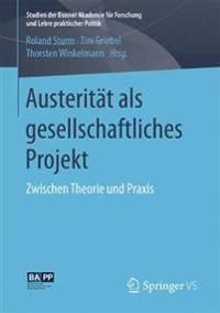 Austerität als gesellschaftliches Projekt | 1:a upplagan