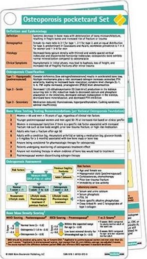 Osteoporosis BCcard Set