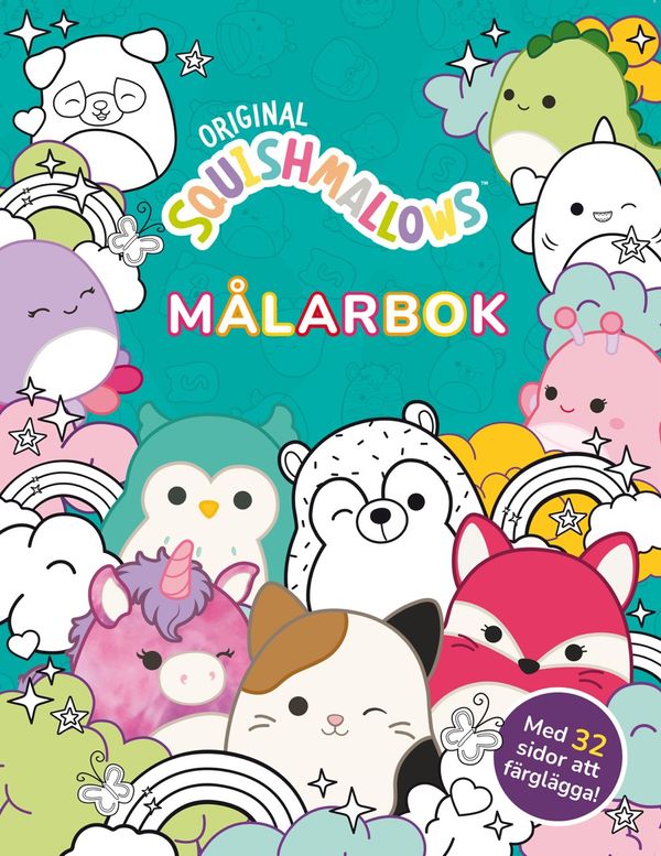 Squishmallows: Målarbok | 1:a upplagan