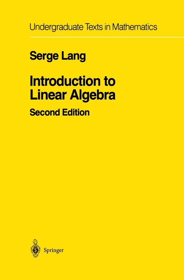 Introduction to Linear Algebra | 2:a upplagan
