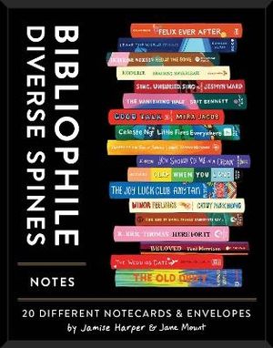 Bibliophile Diverse Spines Notes