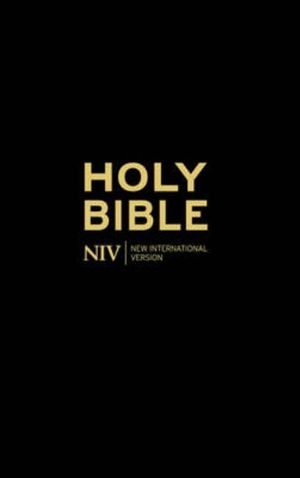 Niv thinline black hardback bible