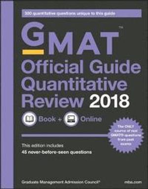 The Official Guide for Gmat Quantitative Review 2018