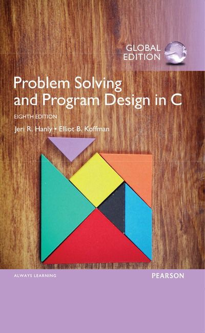 Problem Solving and Program Design in C, Global Edition | 8:e upplagan