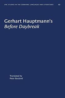 Gerhart Hauptmann's “Before Daybreak”
