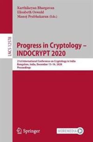 Progress in Cryptology – INDOCRYPT 2020 | 1:a upplagan