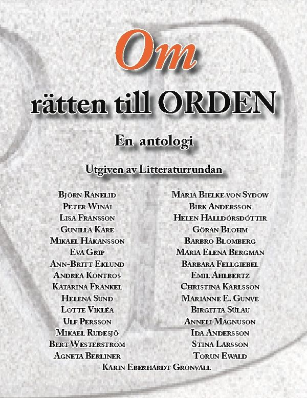 Om rätten till ORDEN : En antologi | 1:a upplagan