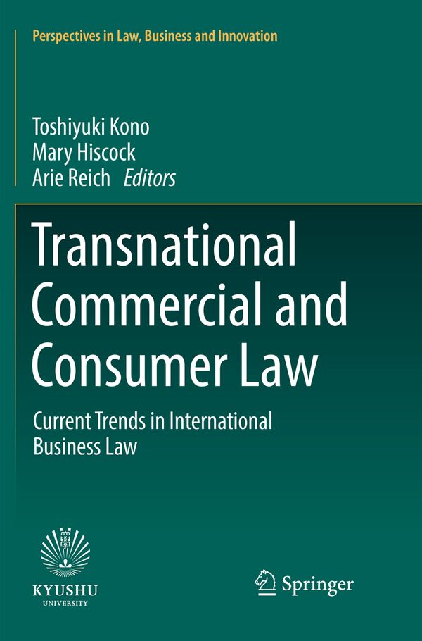 Transnational Commercial and Consumer Law | 1:a upplagan