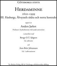 Göteborgs Stifts Herdaminne III