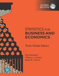 Statistics for Business and Economics, Global Edition | 10:e upplagan
