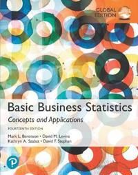 Basic Business Statistics plus Pearson MyLab Statistics with Pearson eText, Global Edition | 14:e upplagan