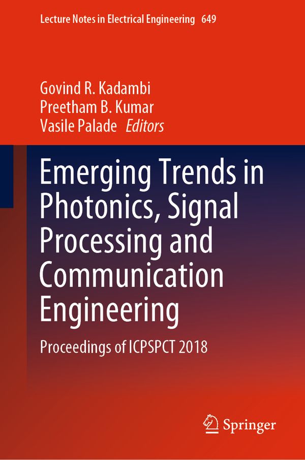 Emerging Trends in Photonics, Signal Processing and Communication Engineering | 1:a upplagan