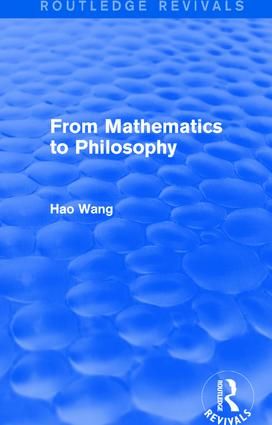 From Mathematics to Philosophy (Routledge Revivals) | 1:a upplagan