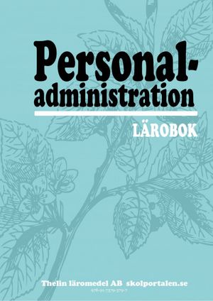 Personaladministration - Lärobok | 1:a upplagan