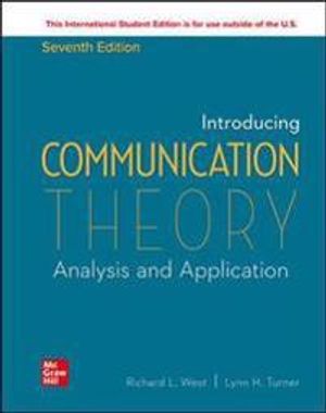 ISE Introducing Communication Theory: Analysis and Application