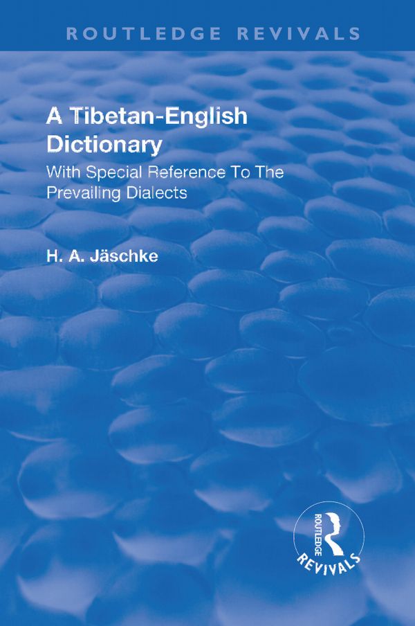 Revival: A Tibetan-English Dictionary (1934) | 1:a upplagan
