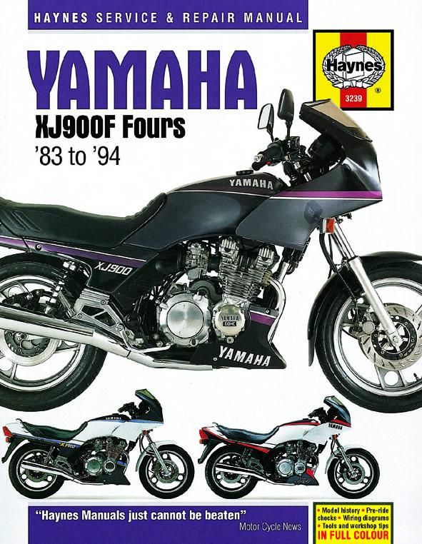 Yamaha XJ900F Fours (83 - 94) Haynes Repair Manual | 0:e upplagan