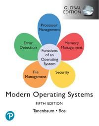 Modern Operating Systems, Global Edition | 5:e upplagan