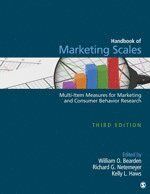 Handbook of Marketing Scales - William O. Bearden - Richard G. Netemeyer - Upplaga 3