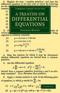 A Treatise on Differential Equations | 0:e upplagan