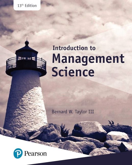 Introduction to Management Science | 13:e upplagan
