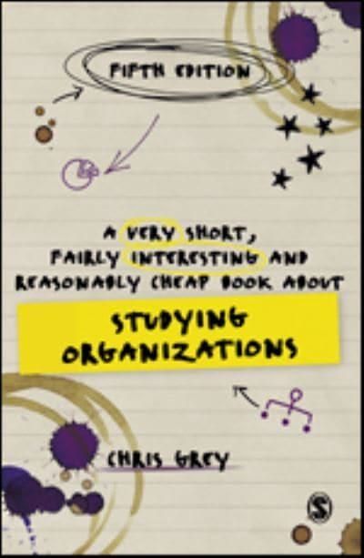 Very Short, Fairly Interesting and Reasonably Cheap Book About Studying Org - Chris Grey