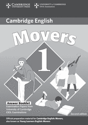 Cambridge young learners english tests movers 1 answer booklet - examinatio